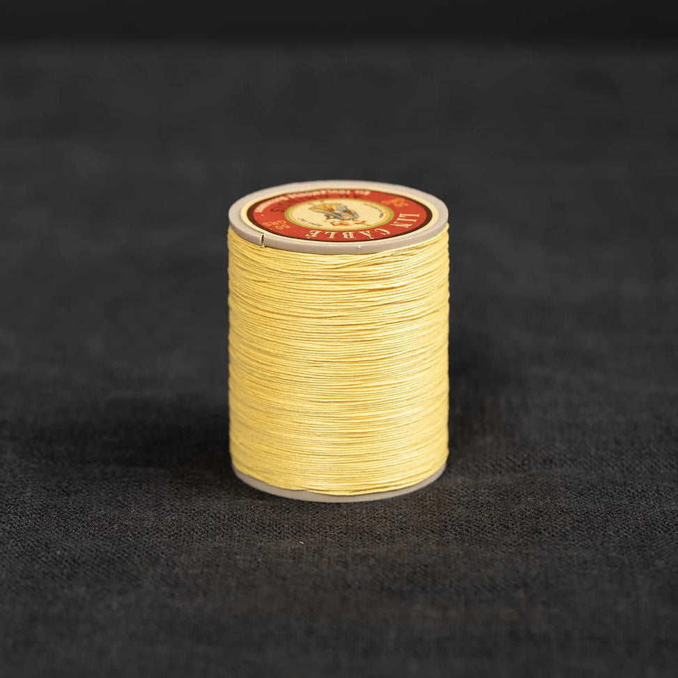 Fil Au Chinois #532 - 239 Chicklet (0.57mm) Waxed Linen Thread  "Lin Cable" Made in France