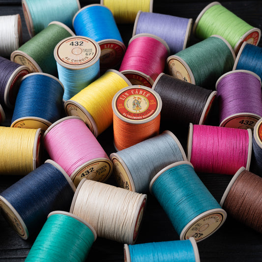 Linen Thread Sample Leather Stitching Thread — Waxed Linen – Forleathercraft.com