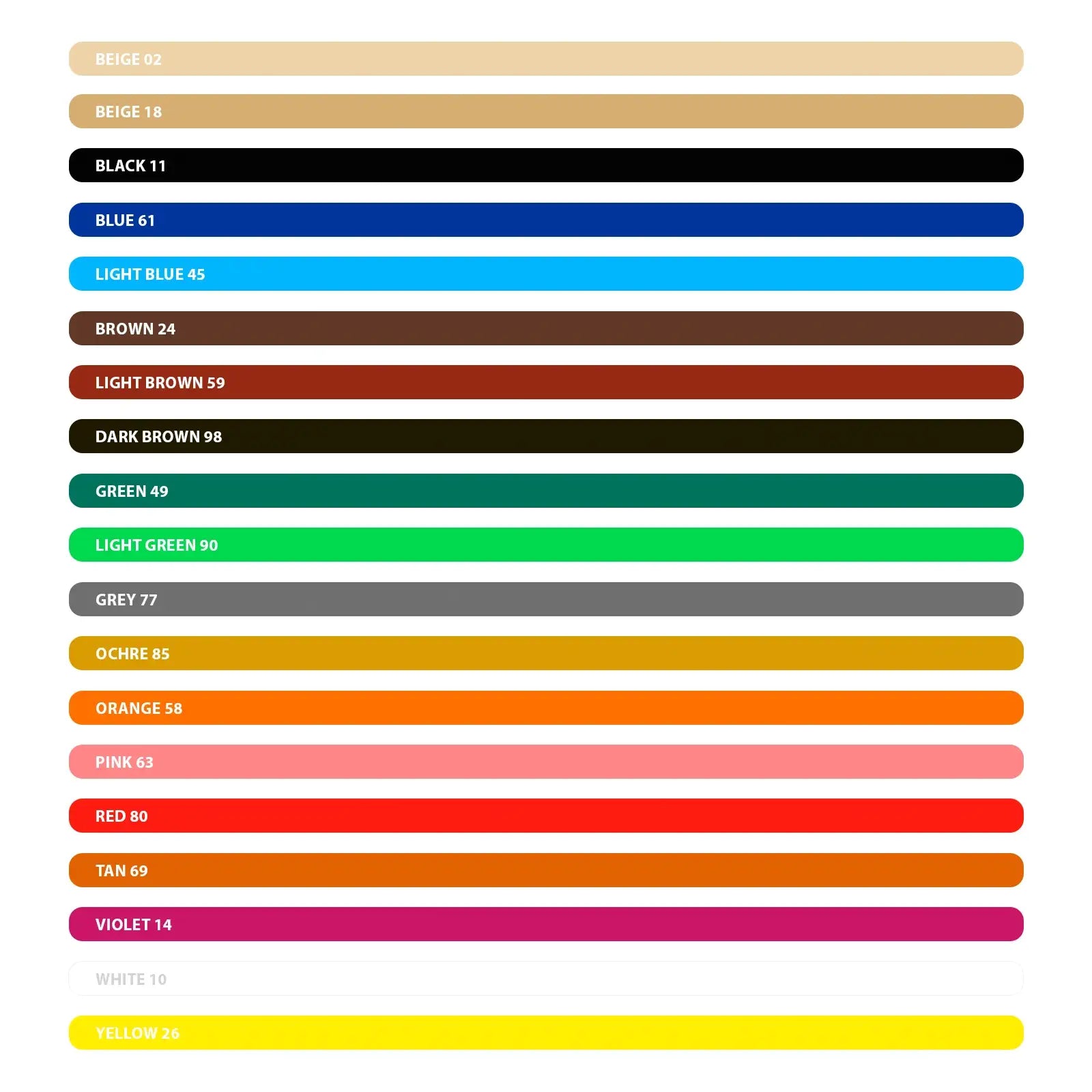 Giardini Dull Edge Paint Color set