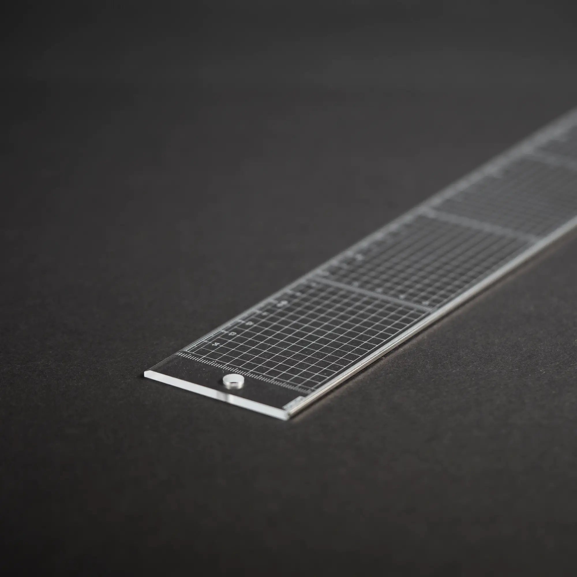 Japanese Transparent Measure Ruler with Metal – Forleathercraft.com