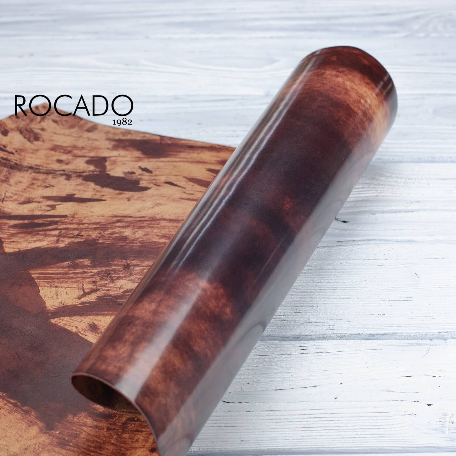 Rocado Marbled - Burgundy - Shell Cordovan Leather – Forleathercraft.com