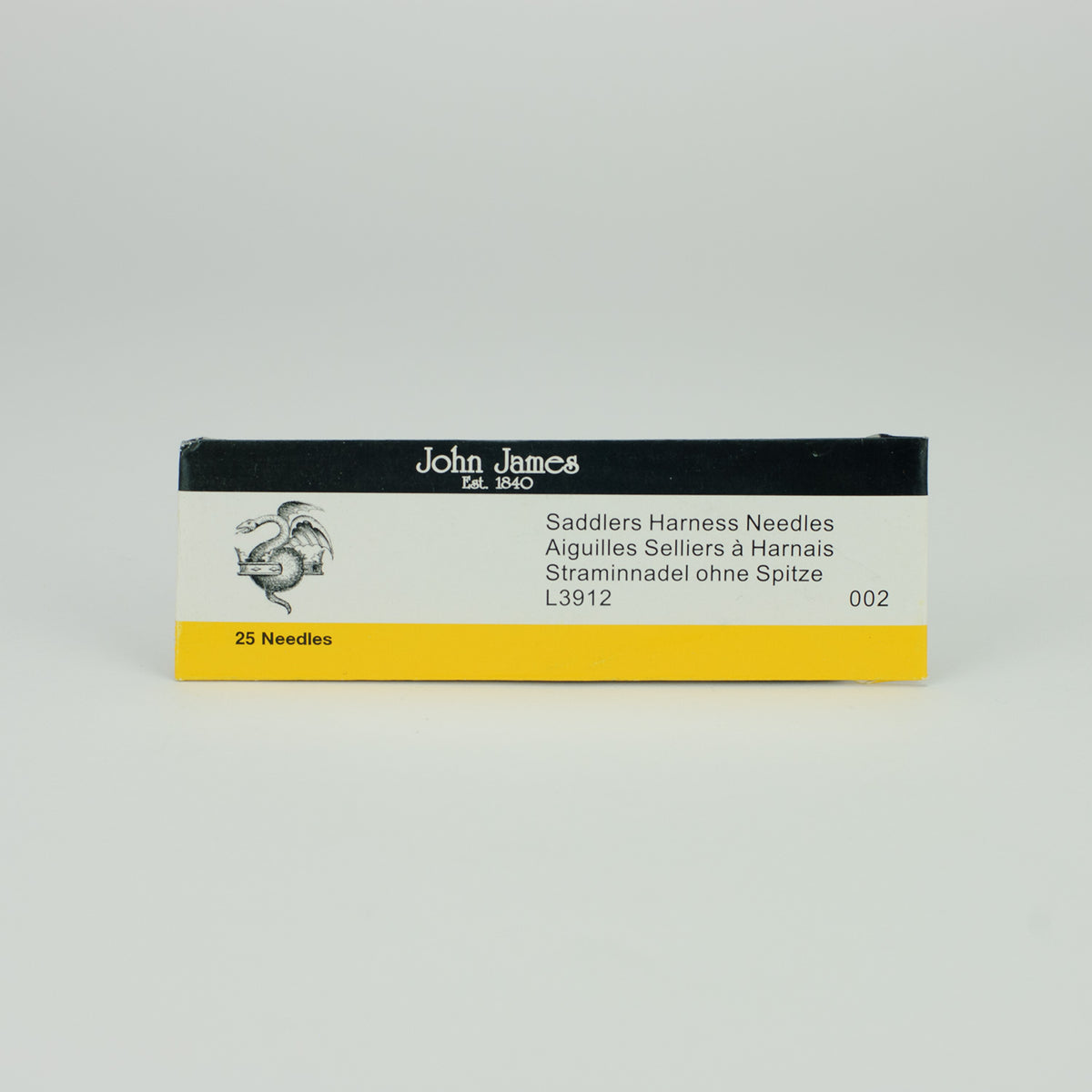 10-Pack Saddlers Harness Needles For Hand Sewing Leather - Rounded Tips (Leathercraft)