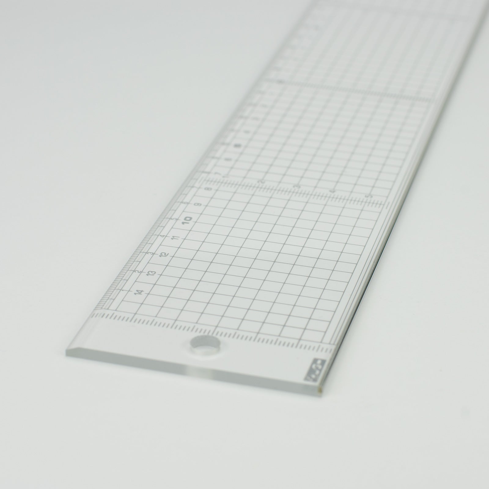 Japanese Transparent Measure Ruler with Metal – Forleathercraft.com