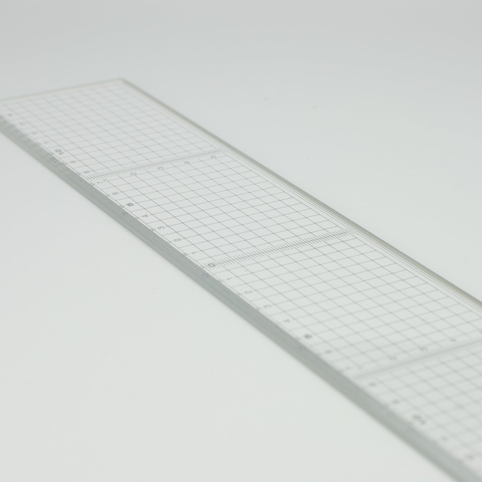 Japanese Transparent Measure Ruler with Metal – Forleathercraft.com